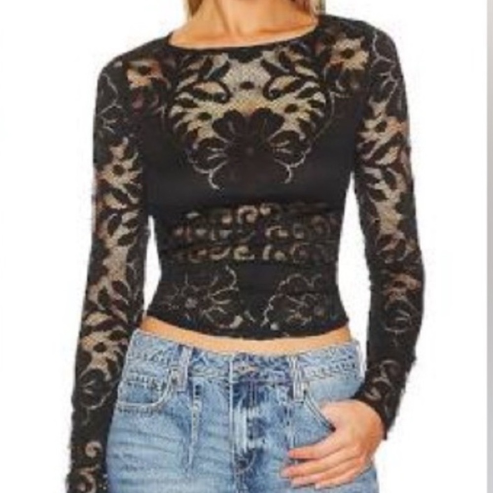 Free People Wild Roses Top